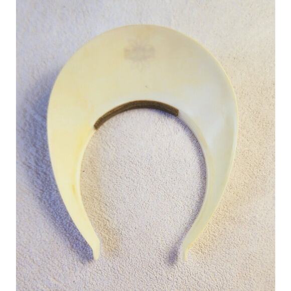 VTG 80s WAIKOLOA HAWAII Big Island ONE SIZE GOLF SUN VISOR Hat Hard Plastic Logo - Picture 6 of 7